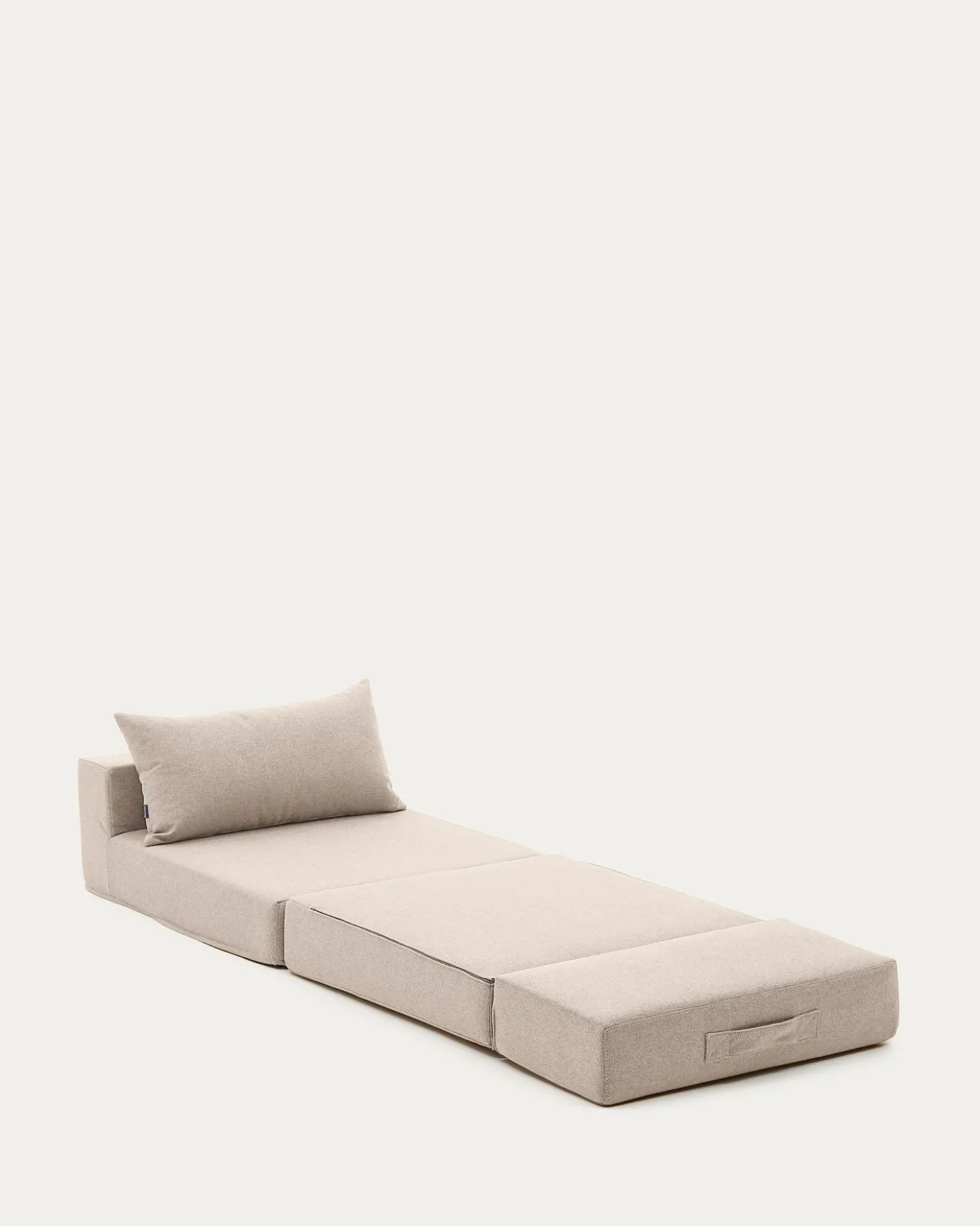 Kave Home Poefbed Arty Stof Beige 70x89 (200)cm