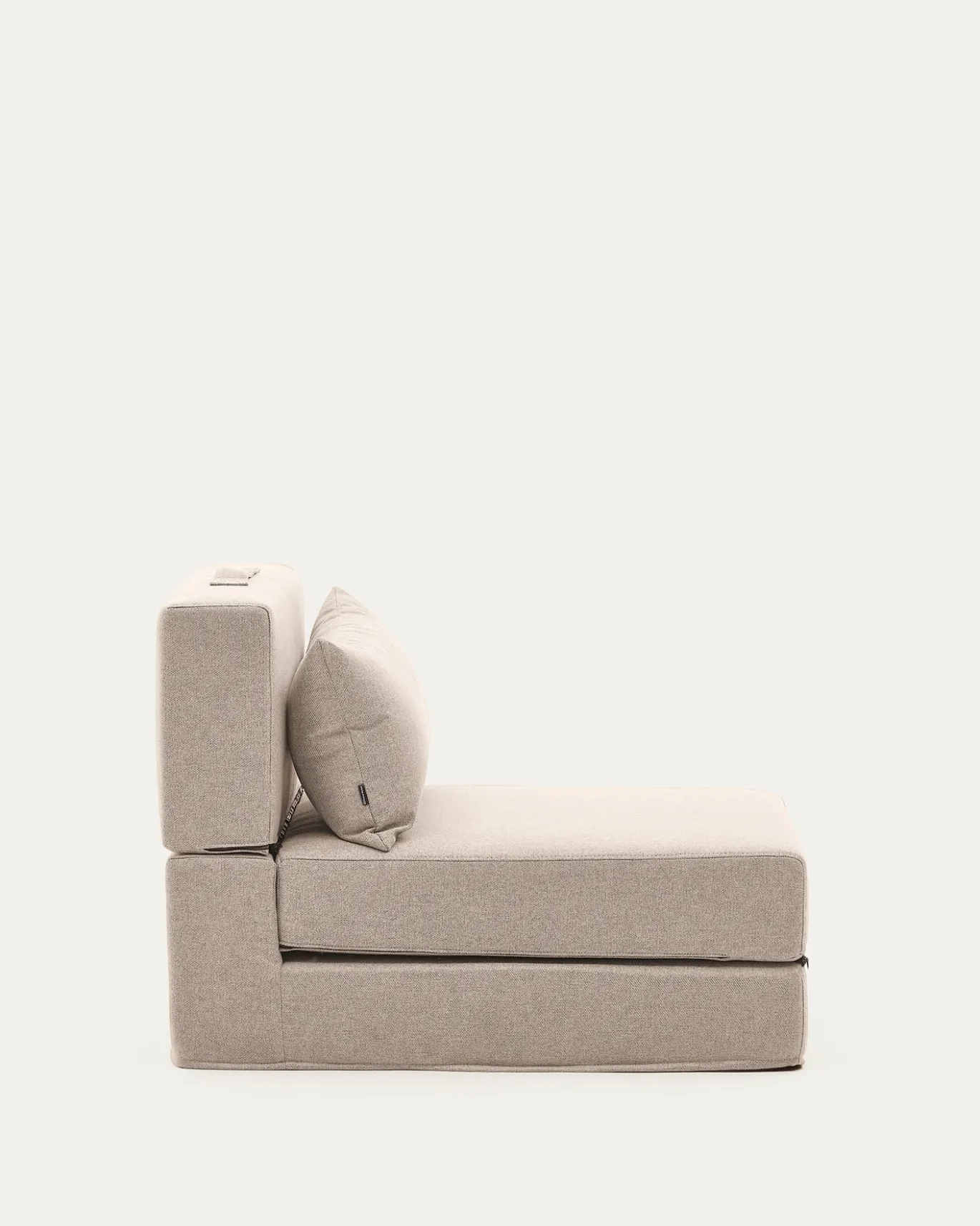 Kave Home Poefbed Arty Stof Beige 70x89 (200)cm
