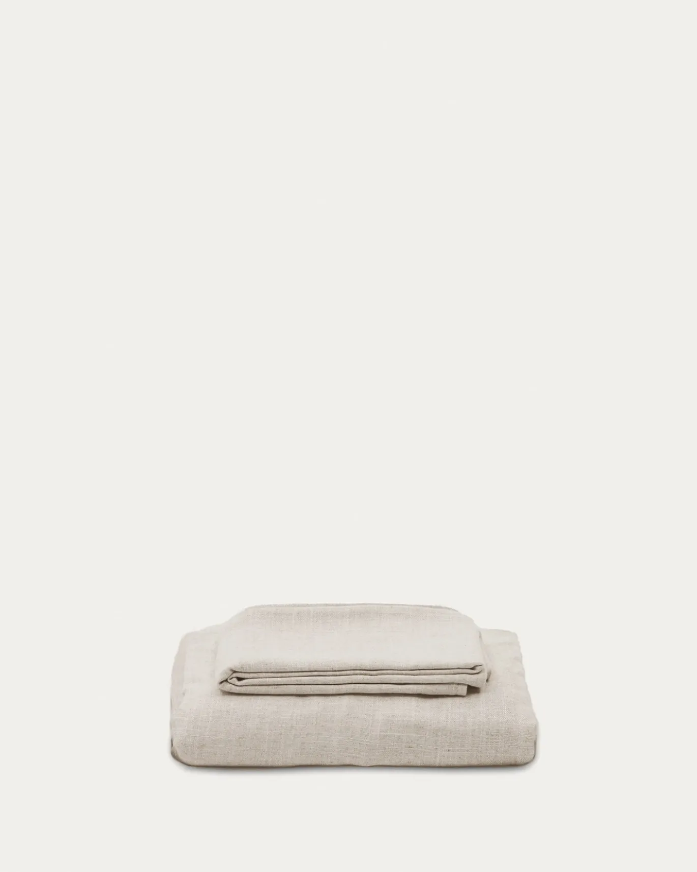 Kave Home Poefhoes Anarela Linnen 80x80cm