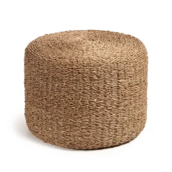 Kave Home Poef Someina Zeegras Ø40cm