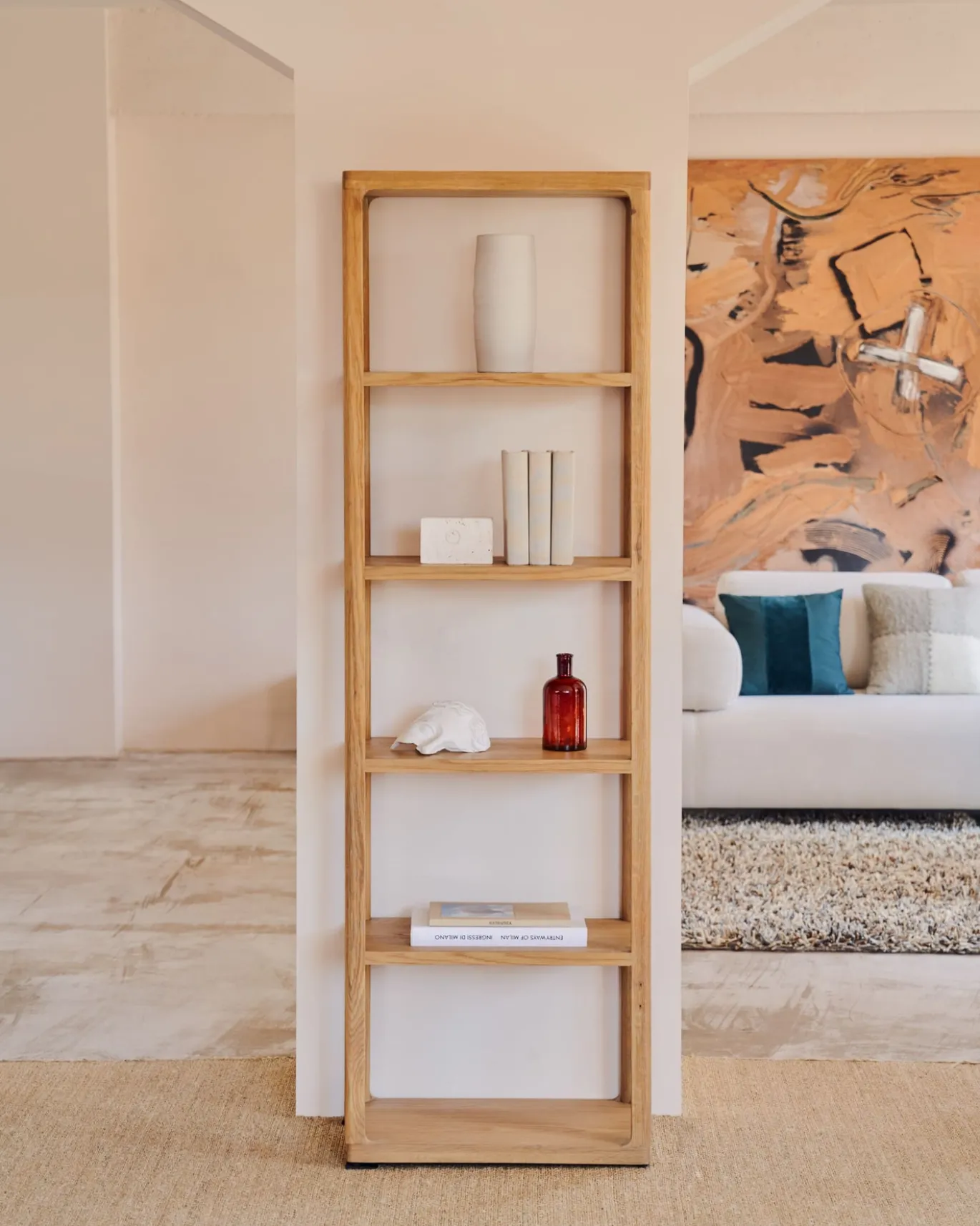 Kave Home Rekken Maymai Eiken Structuur 60x193cm