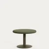 Kave Home Ronde Buitentafel Esilda Groen Cement Ø70cm Met Onderstel Ø42x45cm