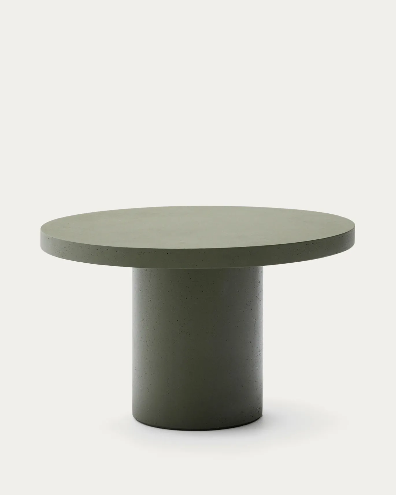 Kave Home Ronde Tafel Aiguablava Groen Cement Ø120cm