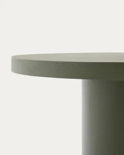Kave Home Ronde Tafel Aiguablava Groen Cement Ø120cm