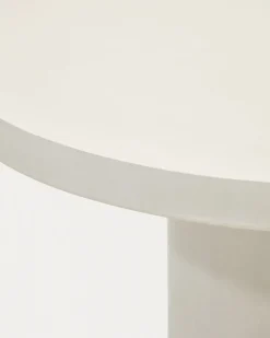 Kave Home Ronde Tafel Aiguablava Wit Cement Ø120cm