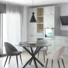 Kave Home Ronde Tafel Argo Zwartgelakt Mdf Ø120cm