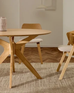 Kave Home Ronde Tafel Naanim Eikenfineer Ø120cm