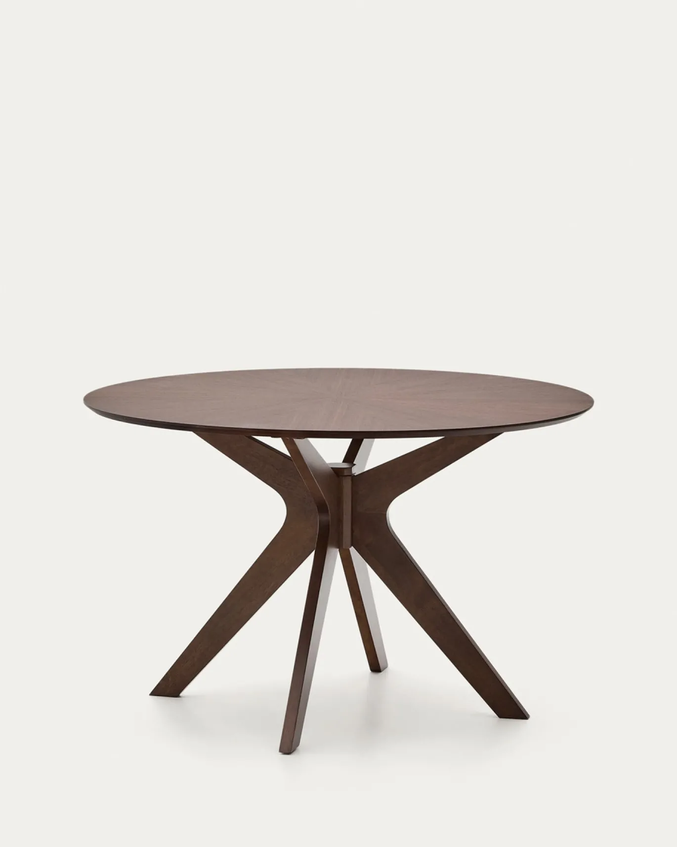 Kave Home Ronde Tafel Naanim Walnootfineer Ø120cm