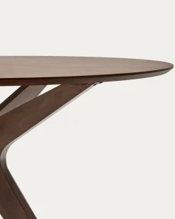 Kave Home Ronde Tafel Naanim Walnootfineer Ø120cm