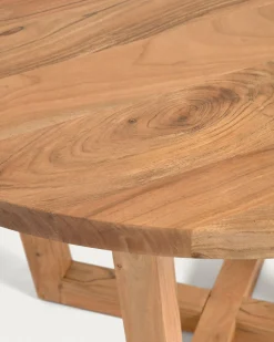 Kave Home Ronde Tafel Nahla Massief Acaciahout Ø120cm