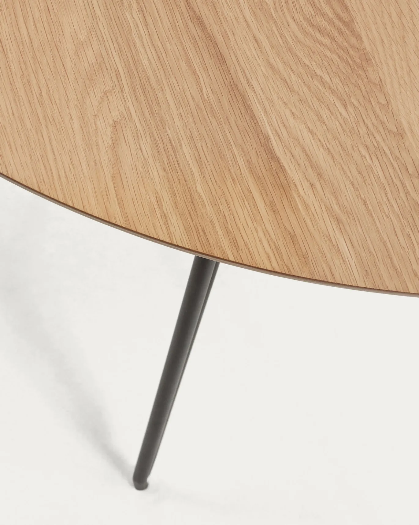 Kave Home Ronde Uitschuifbare Tafel Novac Ø120 (200)x75cm