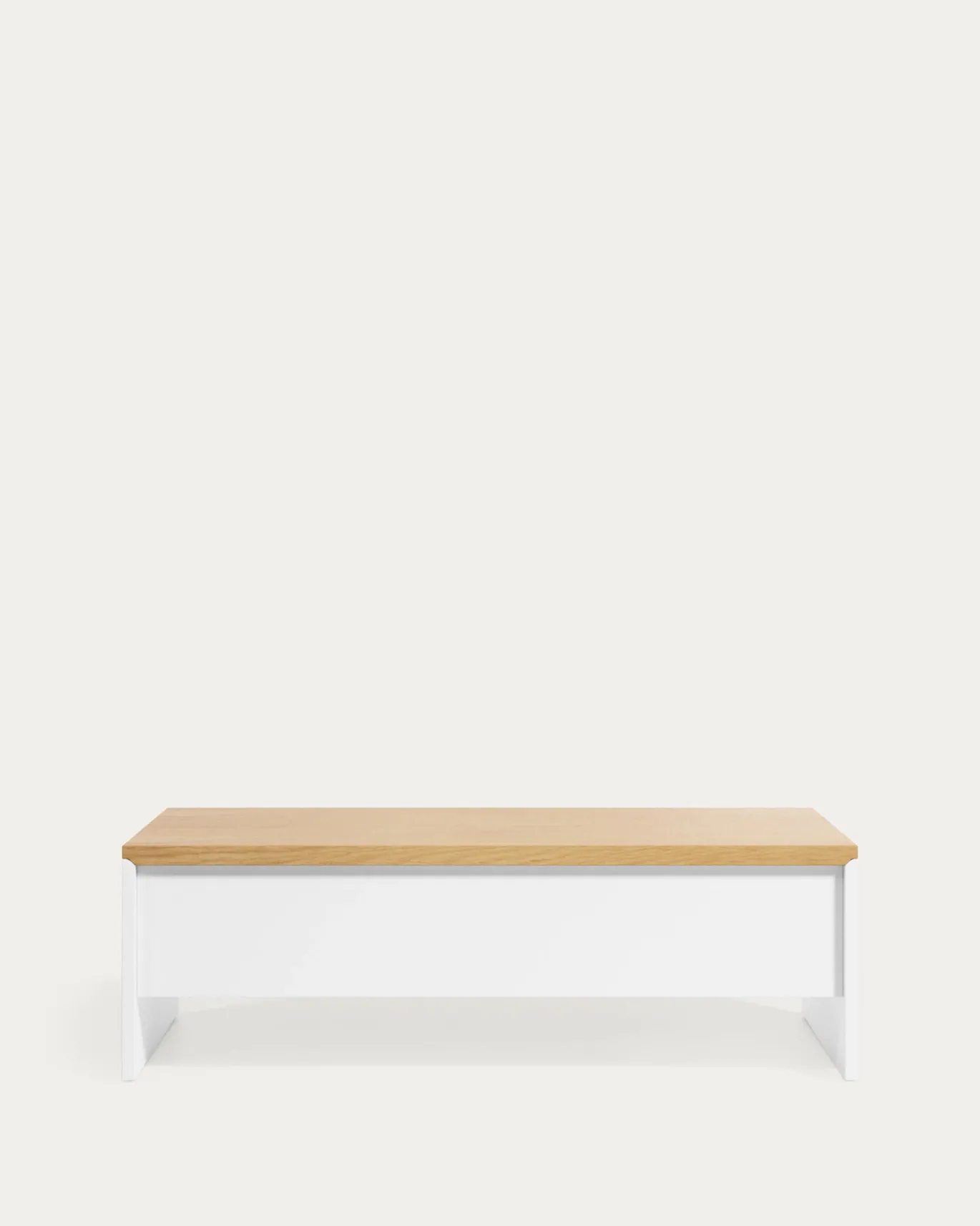 Kave Home Salontafel Abilen Eikenfineer Wit 110x60cm