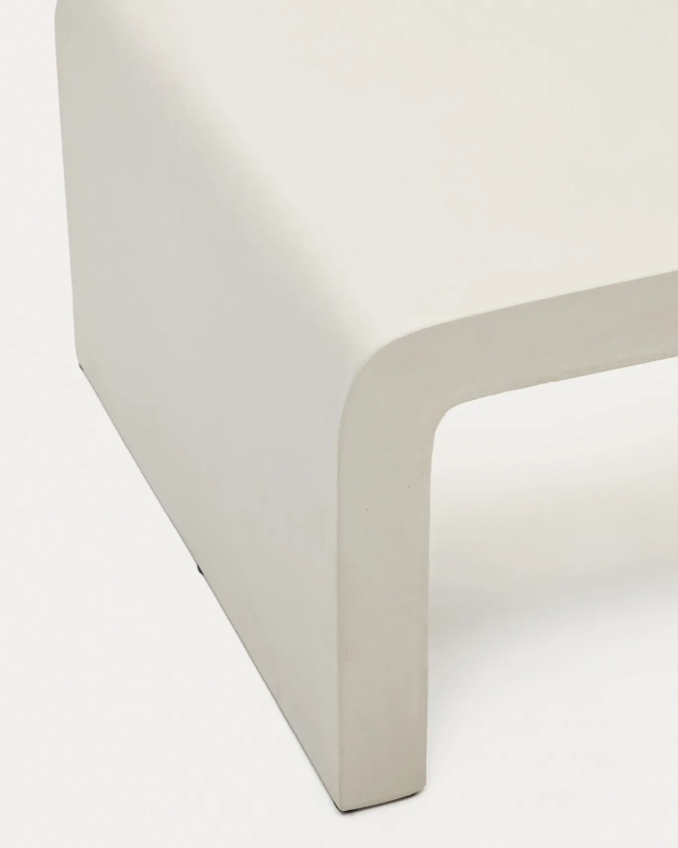 Kave Home Salontafel Aiguablava Wit Cement 135x65cm