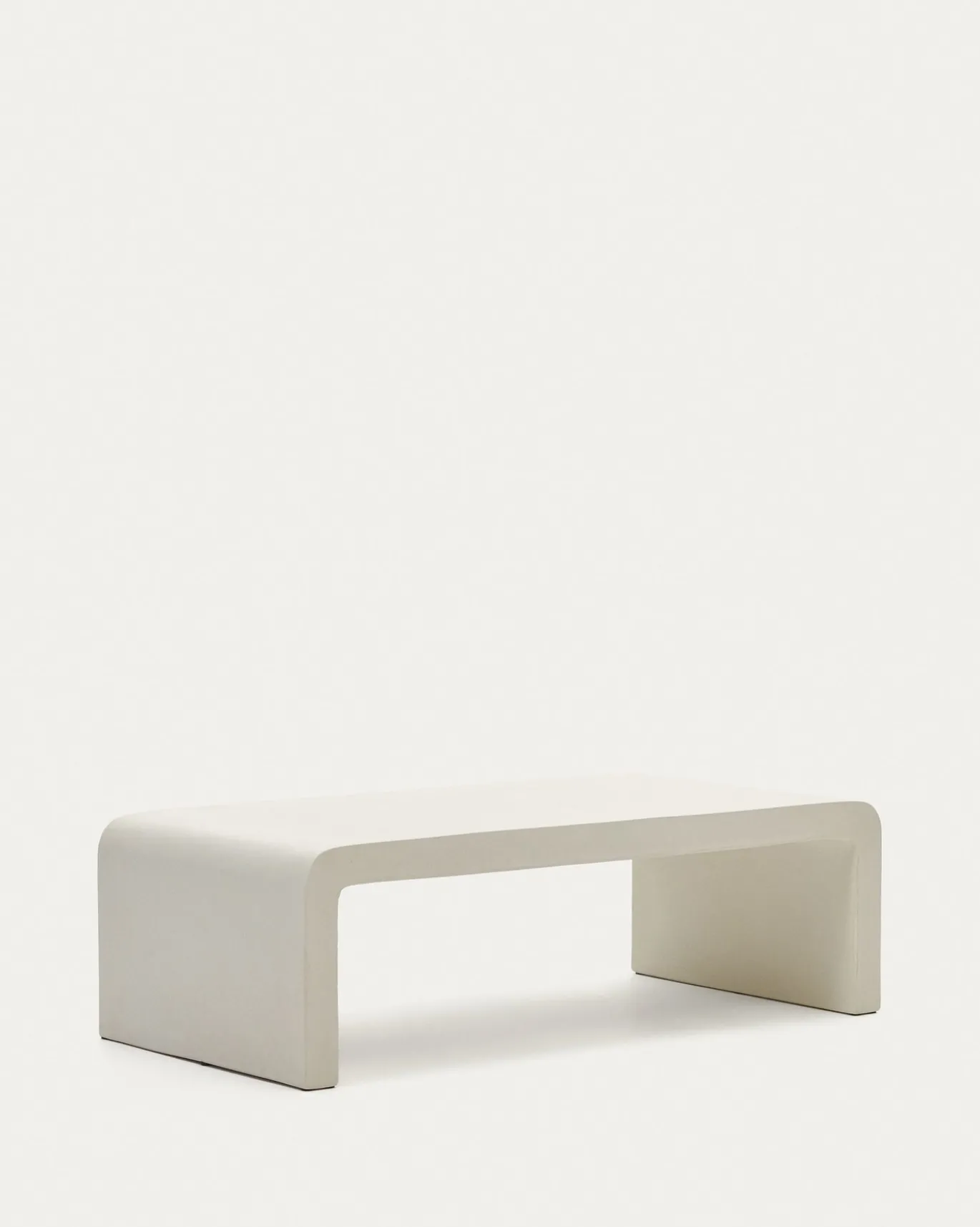 Kave Home Salontafel Aiguablava Wit Cement 135x65cm