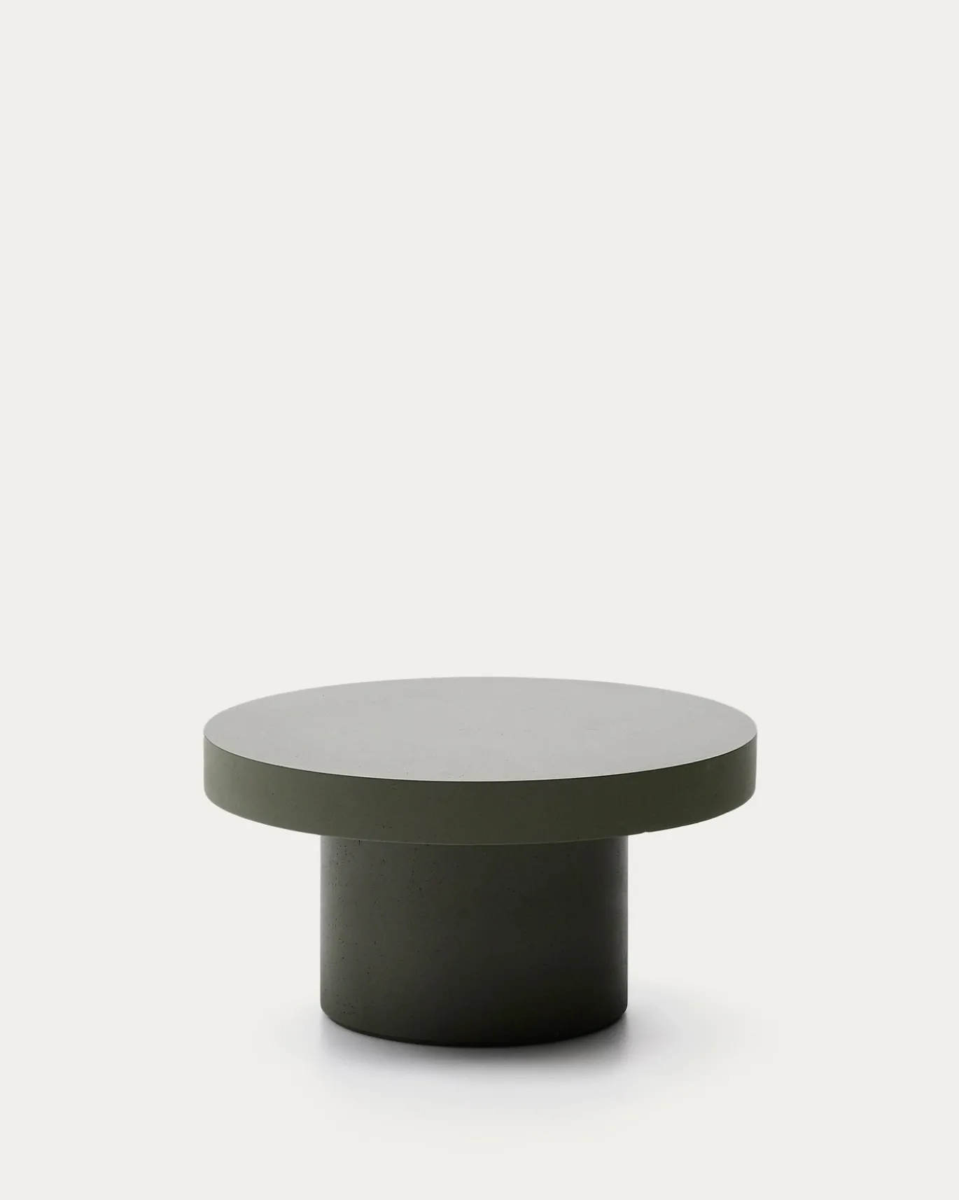 Kave Home Salontafel Aiguablava Cement Groen Ø90cm