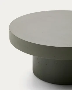 Kave Home Salontafel Aiguablava Cement Groen Ø90cm