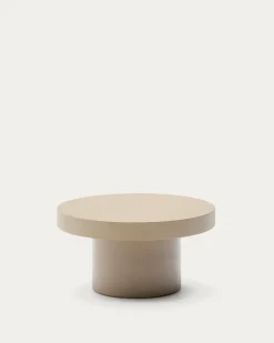 Kave Home Salontafel Aiguablava Cement Beige Ø90cm