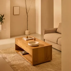 Kave Home Salontafel Alguema Naturel 120cm