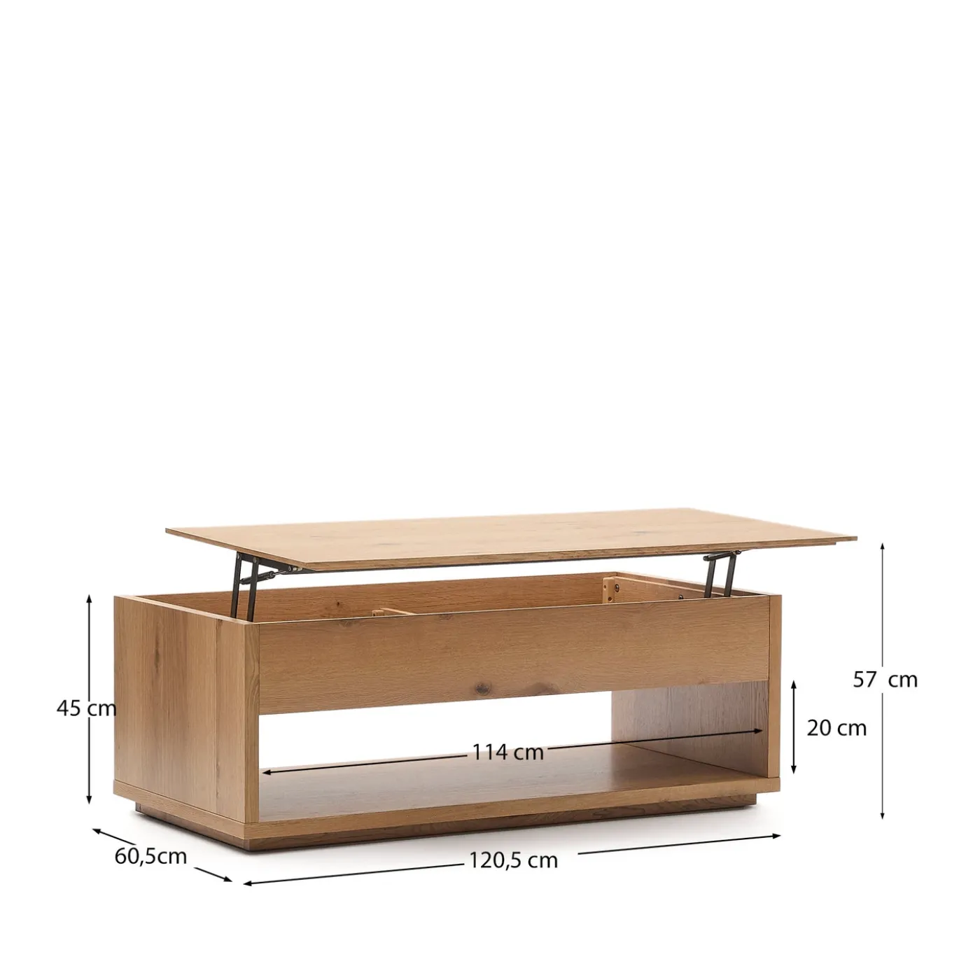 Kave Home Salontafel Alguema Naturel 120cm
