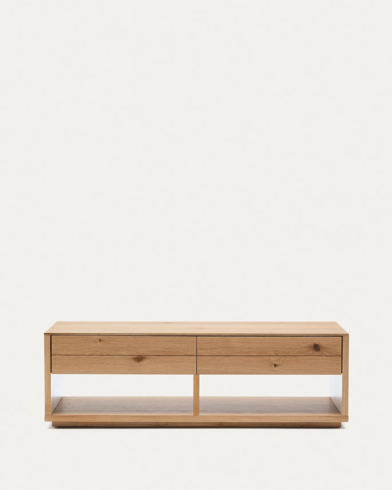 Kave Home Salontafel Alguema Naturel 2-Lades 140cm