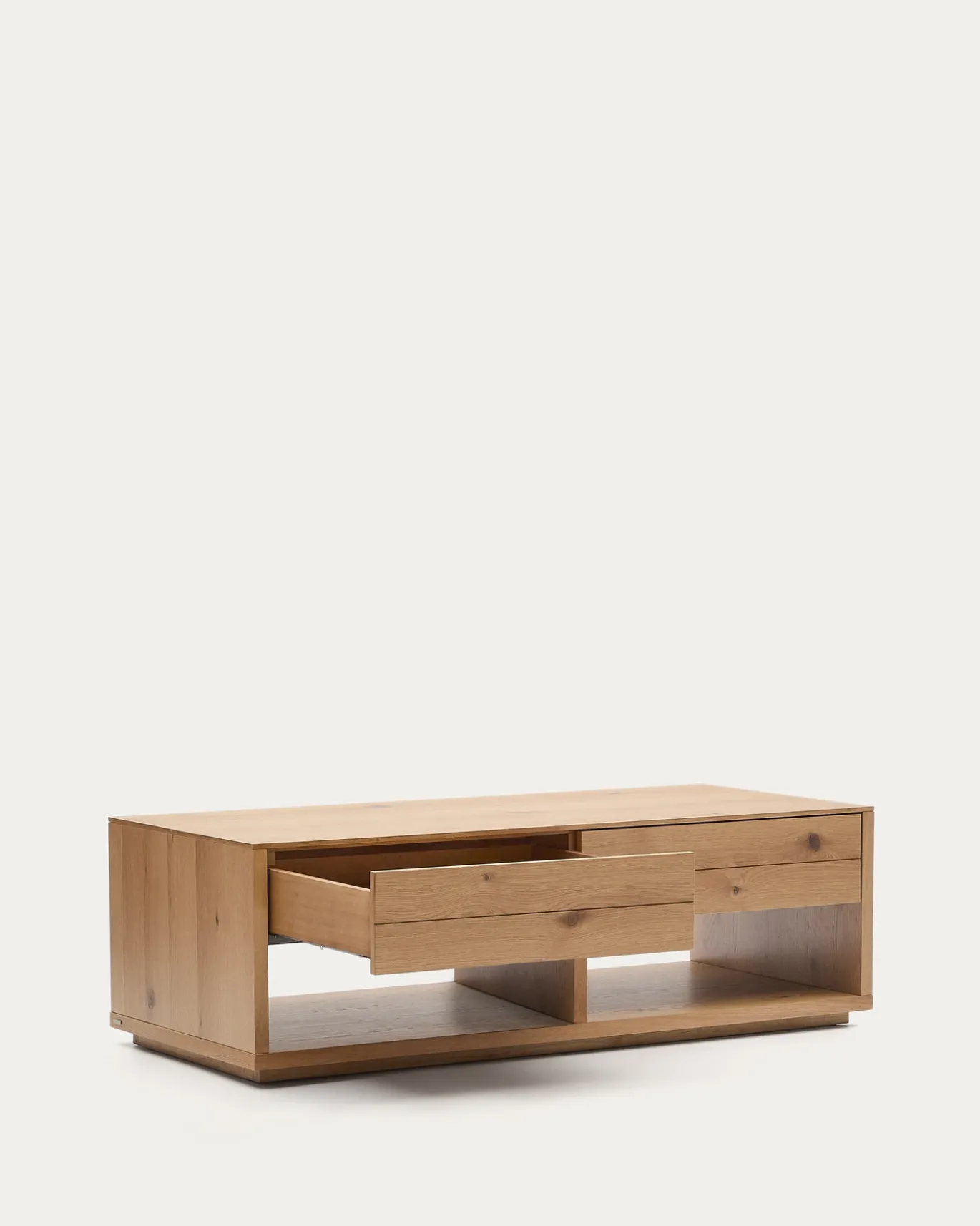 Kave Home Salontafel Alguema Naturel 2-Lades 140cm
