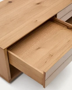 Kave Home Salontafel Alguema Naturel 2-Lades 140cm