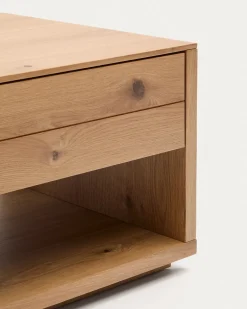 Kave Home Salontafel Alguema Naturel 2-Lades 140cm