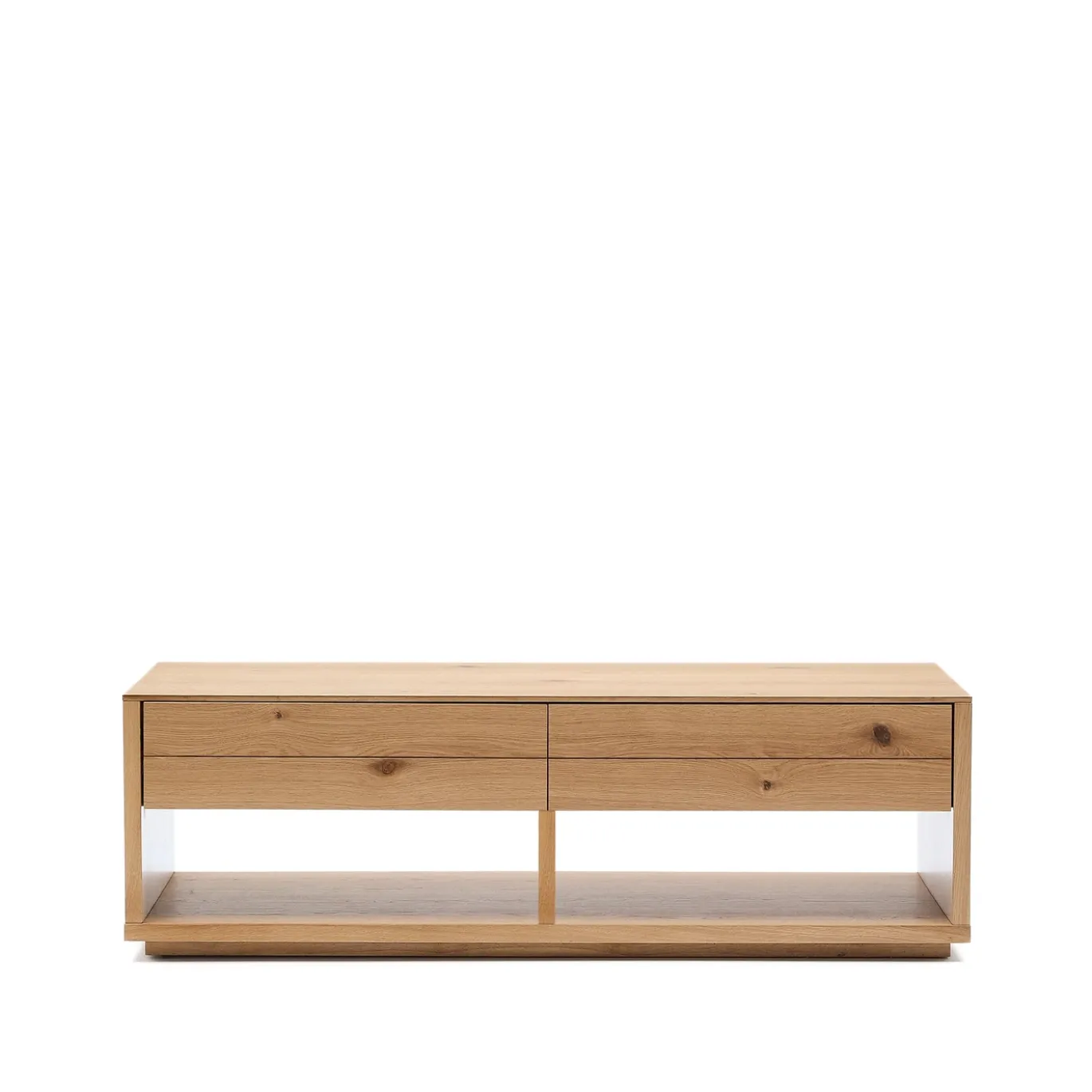 Kave Home Salontafel Alguema Naturel 2-Lades 140cm