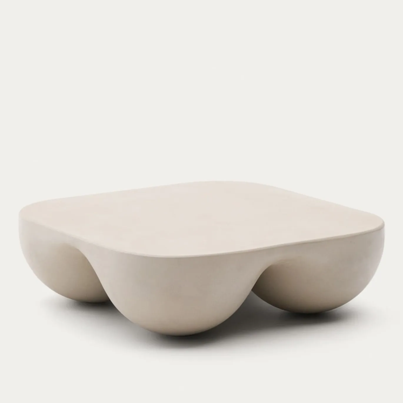 Kave Home Salontafel Colba Outdoor Polystone 100x100cm