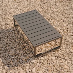 Kave Home Salontafel Comova Outdoor Zwart Aluminium 60x114cm