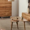 Kave Home Salontafel Duvani Acaciahout Naturel Ø110x60cm