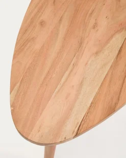 Kave Home Salontafel Duvani Acaciahout Naturel Ø110x60cm