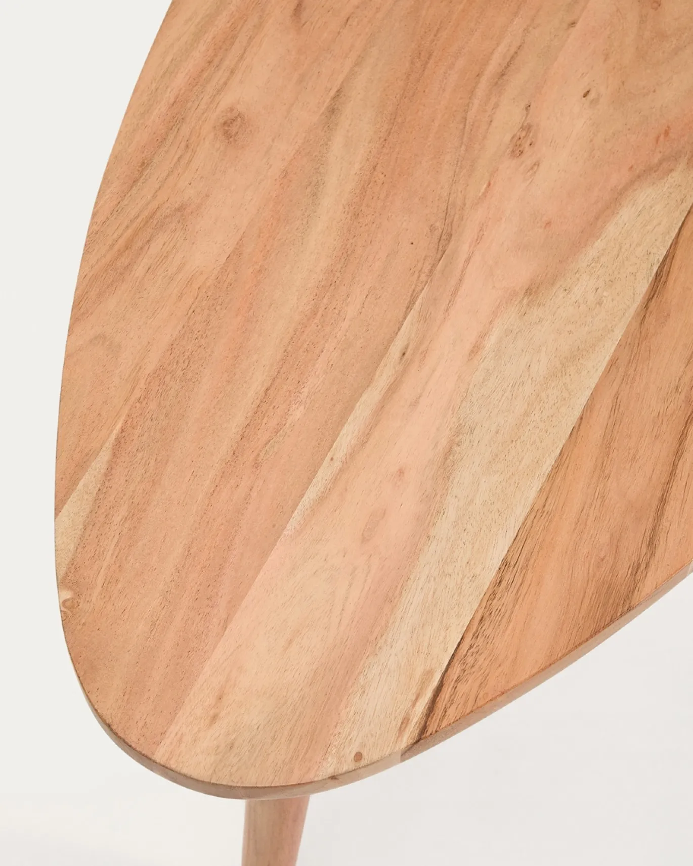 Kave Home Salontafel Duvani Acaciahout Naturel Ø110x60cm