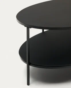 Kave Home Salontafel Fideia Gehard Glas Ø110x65cm