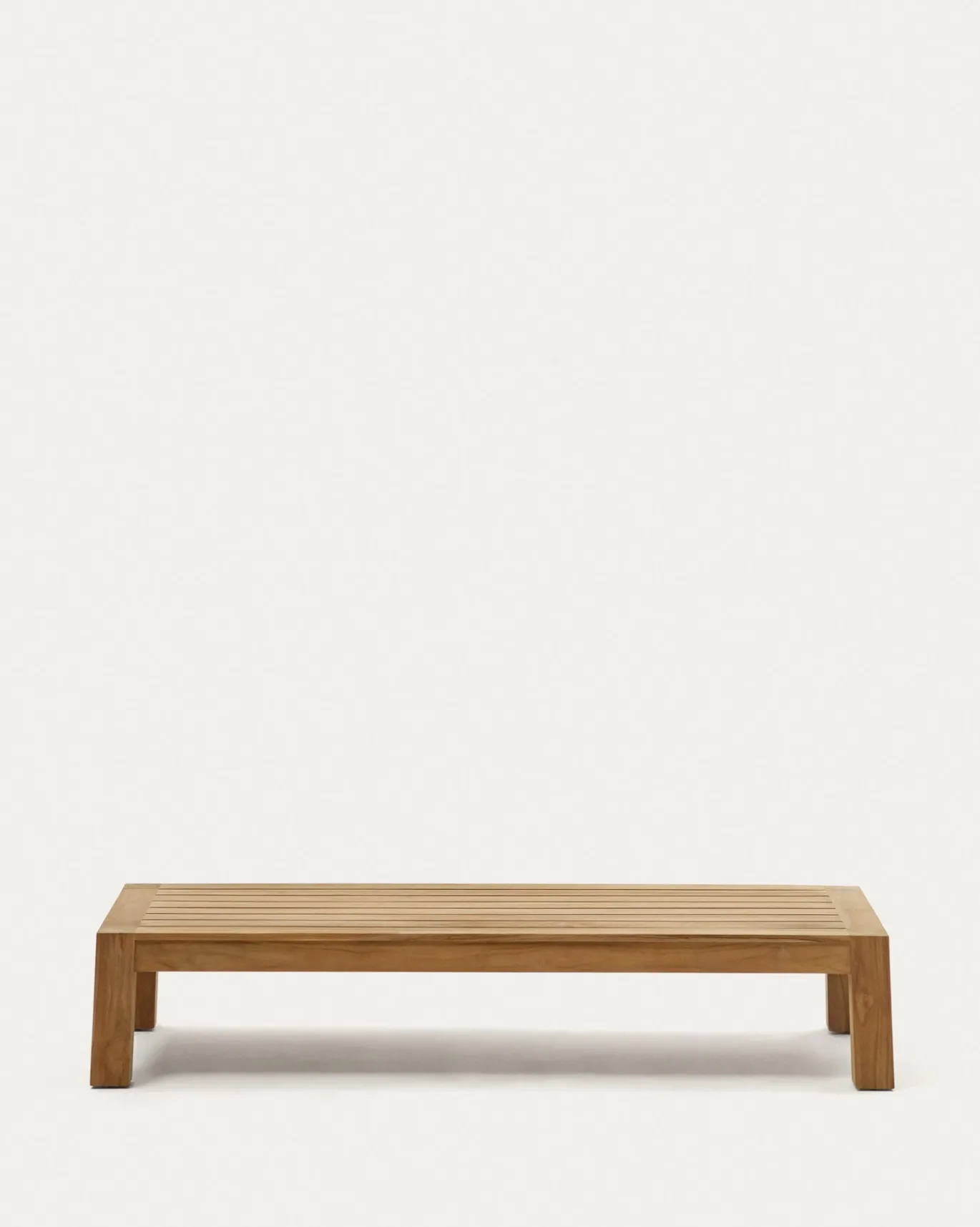 Kave Home Salontafel Forcanera Massief Teakhout 150x71cm
