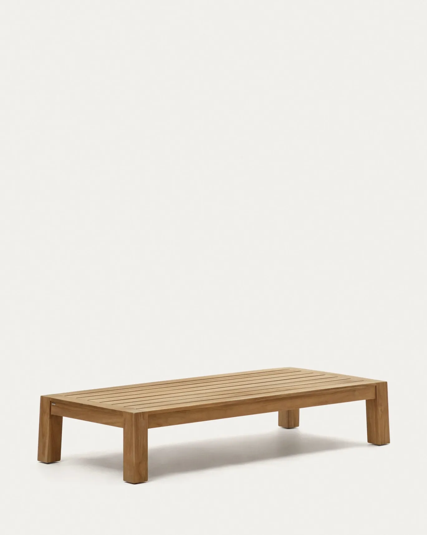 Kave Home Salontafel Forcanera Massief Teakhout 150x71cm