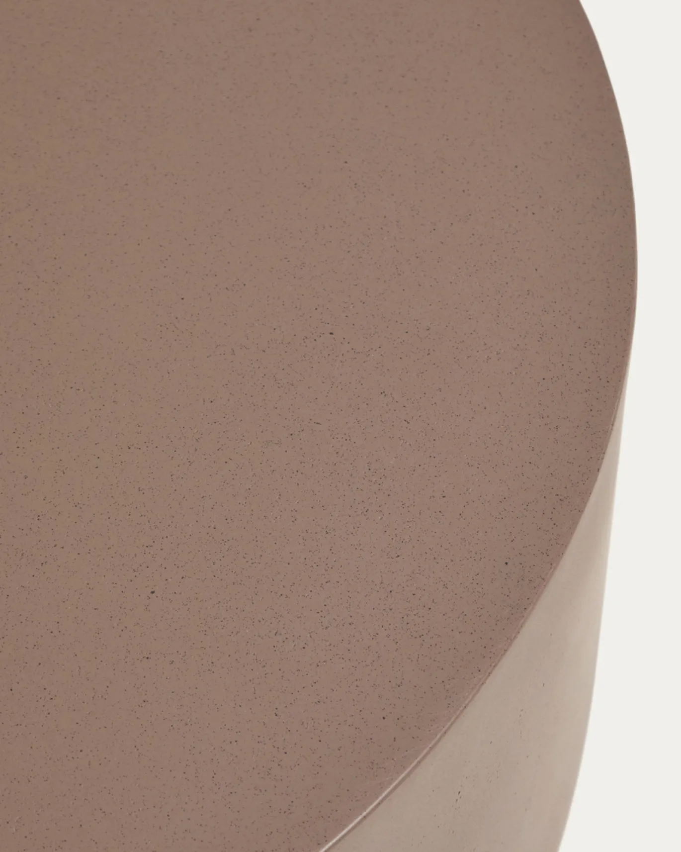 Kave Home Salontafel Garbet Cement Bruin Ø60cm