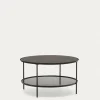 Kave Home Salontafel Gilda Gehard Glas Ø80cm