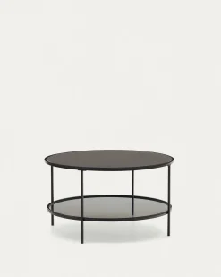 Kave Home Salontafel Gilda Gehard Glas Ø80cm