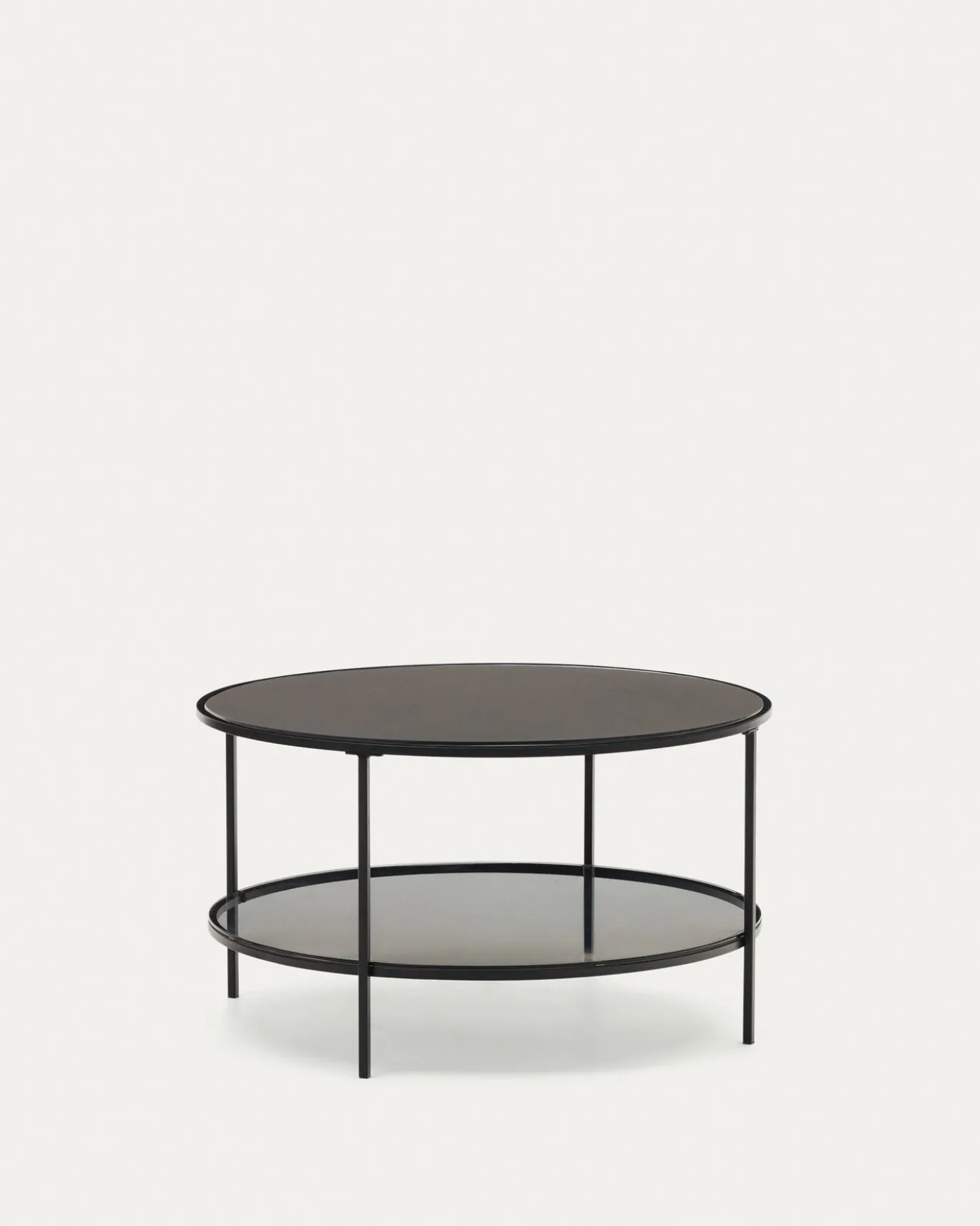 Kave Home Salontafel Gilda Gehard Glas Ø80cm