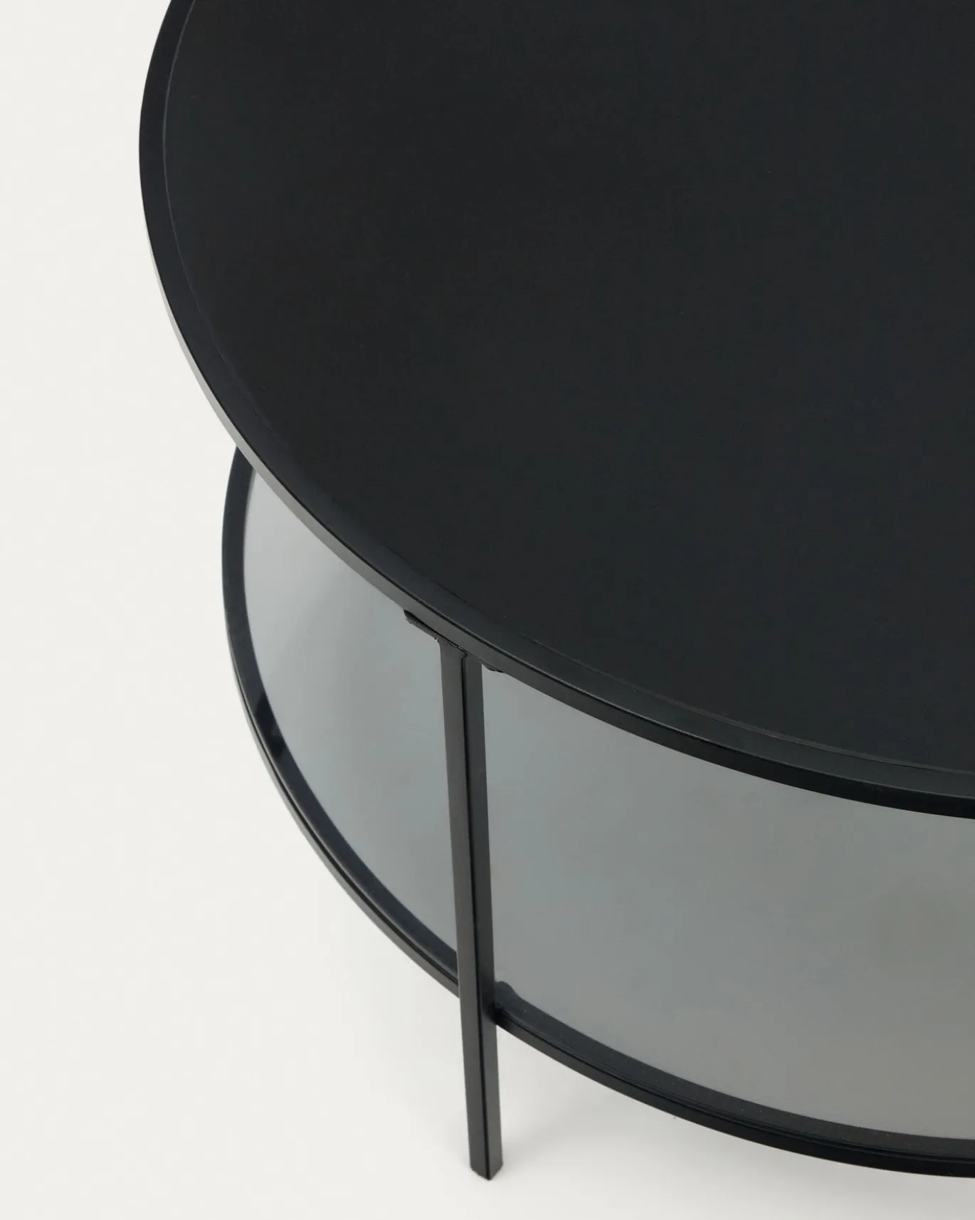 Kave Home Salontafel Gilda Gehard Glas Ø80cm