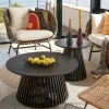 Kave Home Salontafel Jeanette Ø80cm Zwart