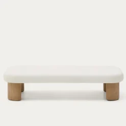 Kave Home Salontafel Labra Outdoor Wit Cement 140cm