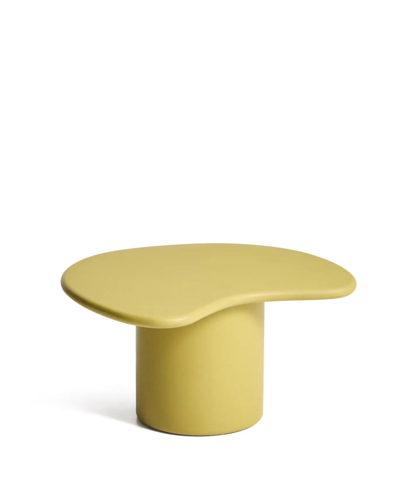 Kave Home Salontafel Macarella Cement Geel 83x77cm
