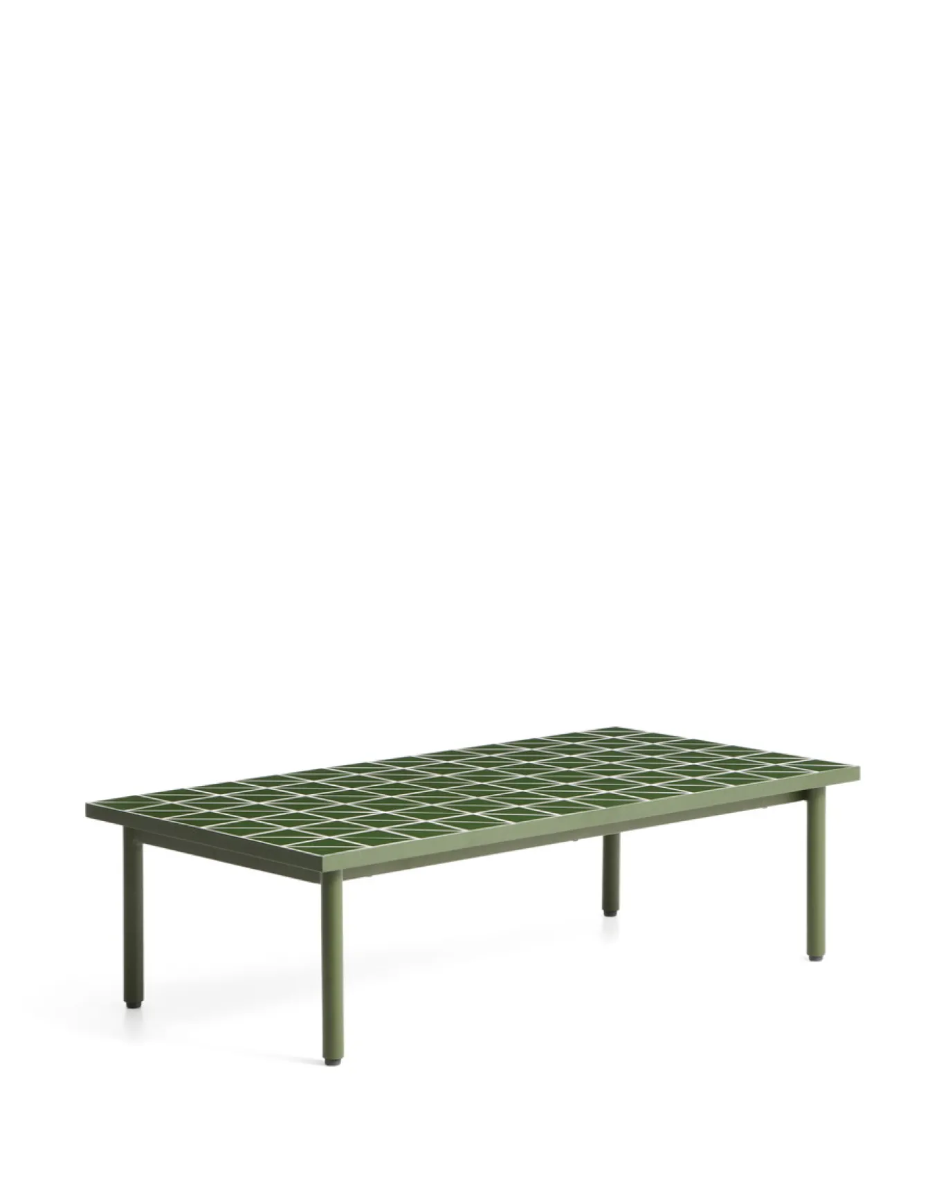 Kave Home Salontafel Maurina Staal Tegels Groen 122cm