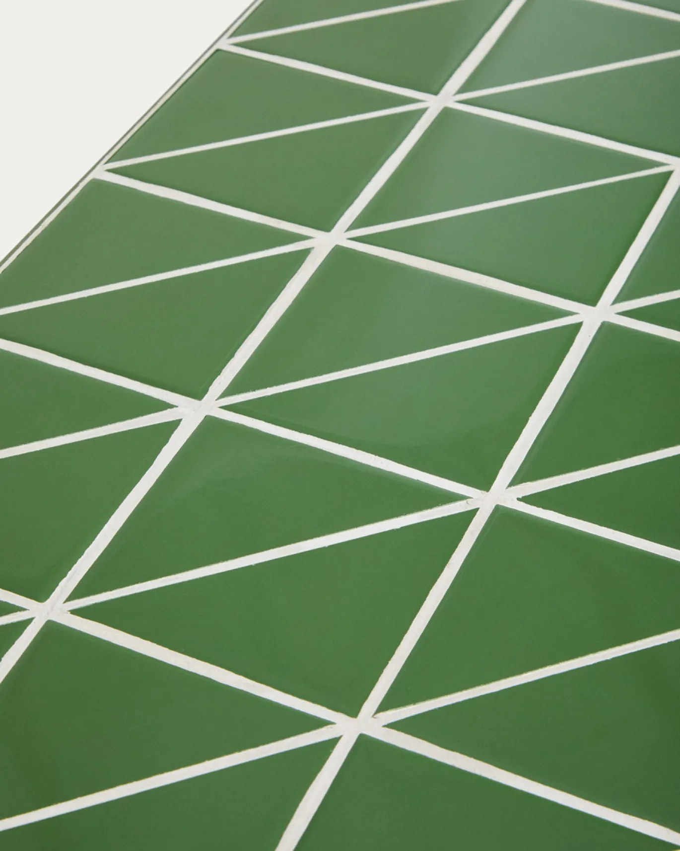 Kave Home Salontafel Maurina Staal Tegels Groen 122cm