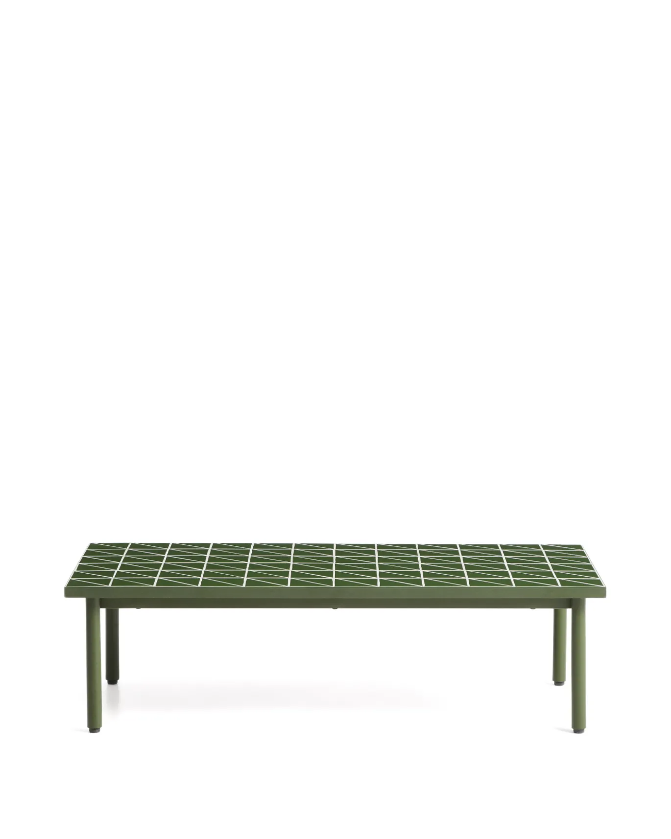 Kave Home Salontafel Maurina Staal Tegels Groen 122cm