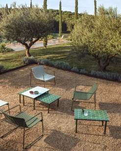 Kave Home Salontafel Maurina Staal Tegels Groen 122cm