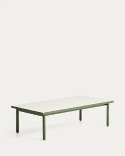 Kave Home Salontafel Maurina Staal Tegels Beige 122cm