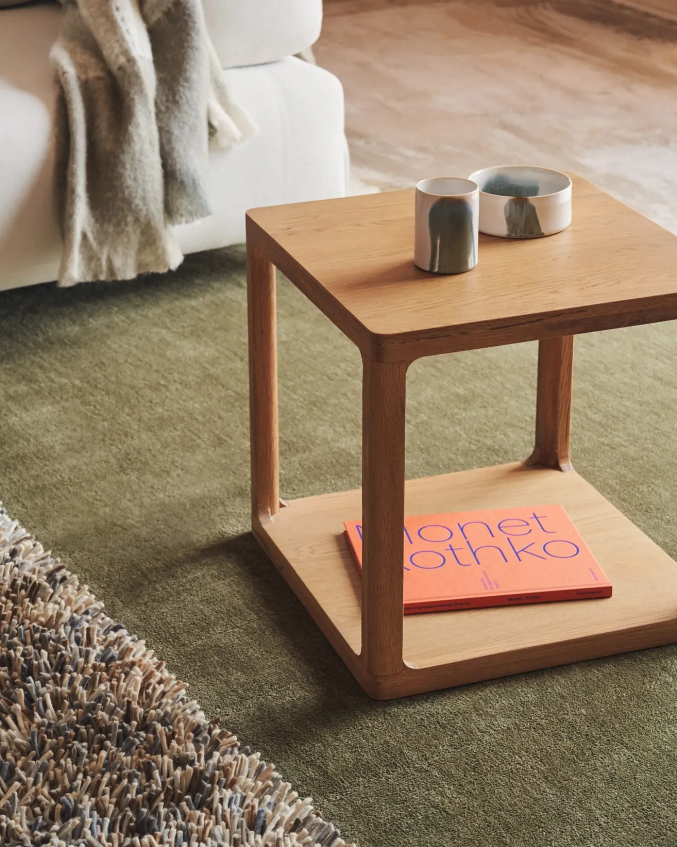 Kave Home Salontafel Maymai Eikenhout 50x50cm